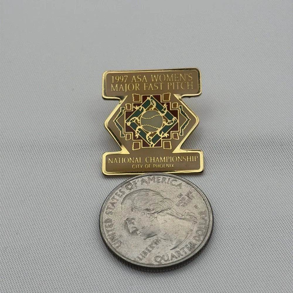1997 ASA Women's Major Fast Pitch National Championship Phoenix AZ Lapel Hat Pin